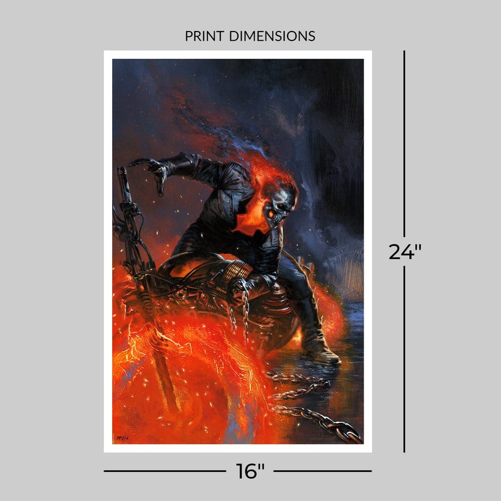 Marvel Kunstdruck Ghost Rider 41 x 61 cm - ungerahmt - Preorder - ETA: 24.12.2026
