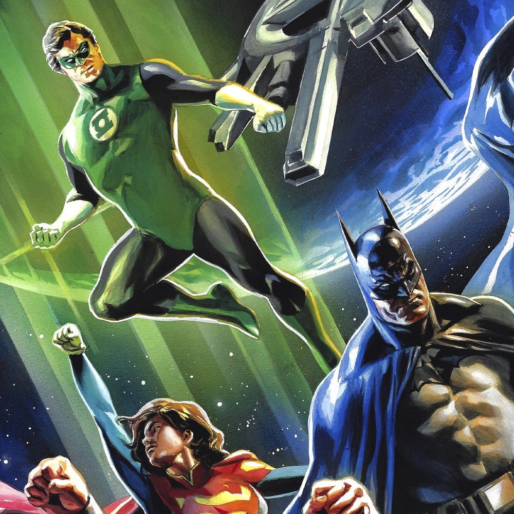 DC Comics Kunstdruck Justice League Unlimited 46 x 61 cm - ungerahmt - Preorder - ETA: 28.12.2026