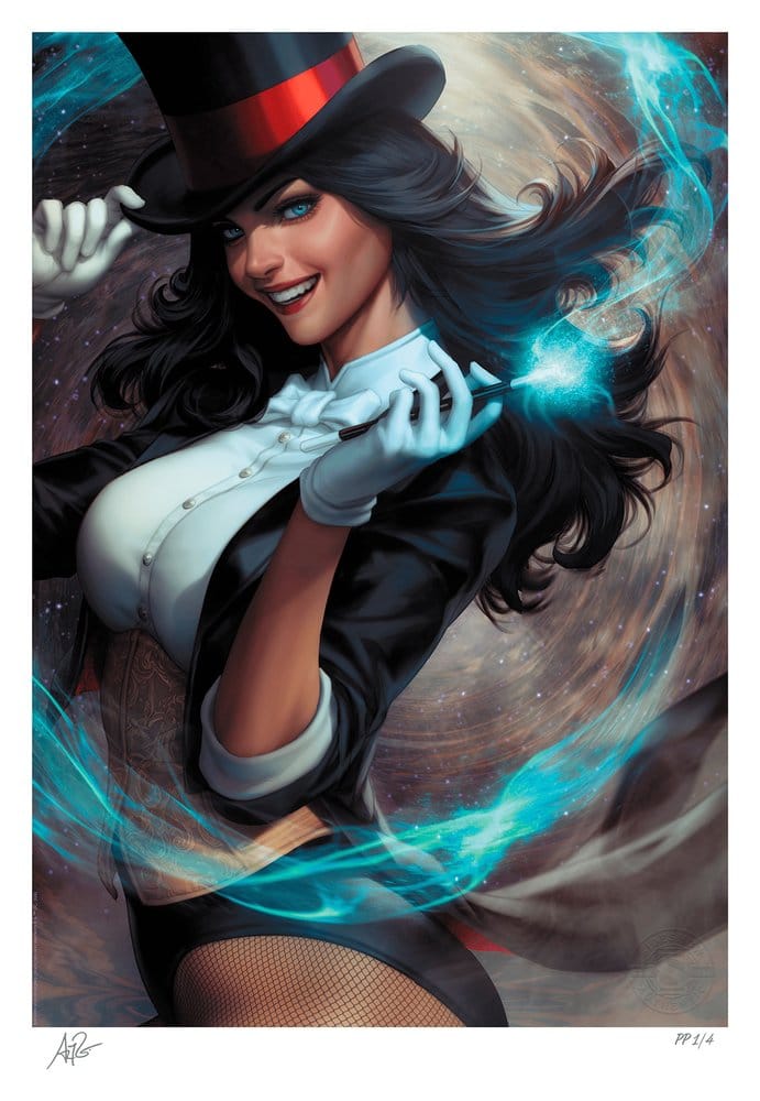 DC Comics Kunstdruck Zatanna: Bring Down the House 46 x 61 cm - ungerahmt - Preorder - ETA: 25.01.2027