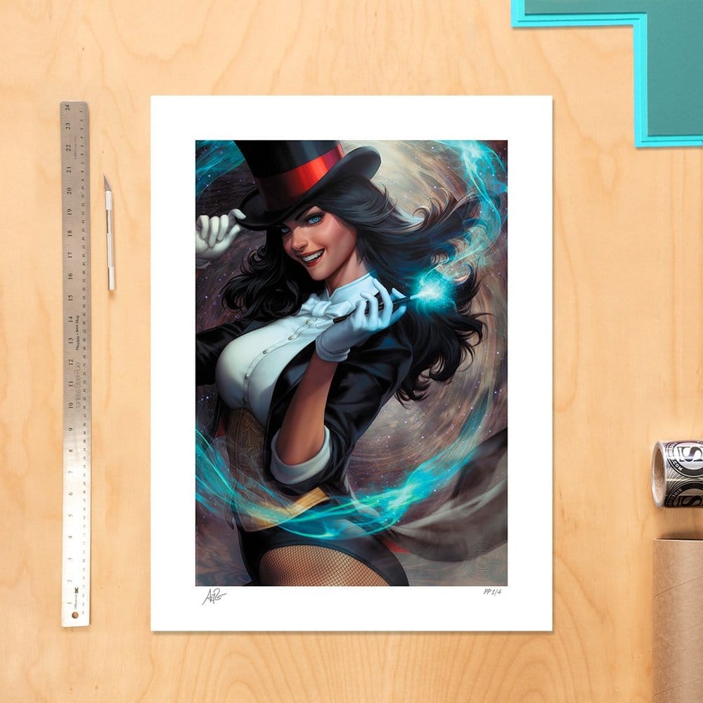 DC Comics Kunstdruck Zatanna: Bring Down the House 46 x 61 cm - ungerahmt - Preorder - ETA: 25.01.2027