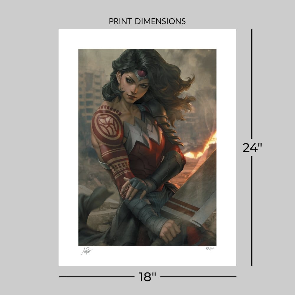 DC Comics Kunstdruck Absolute Wonder Woman 46 x 61 cm - ungerahmt - Preorder - ETA: 24.12.2026