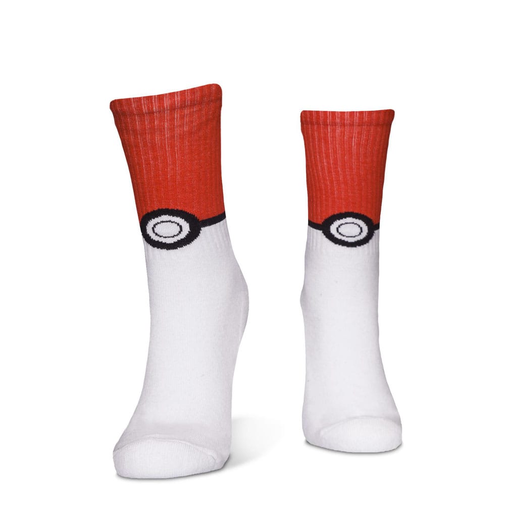 Pokemon Socken 3er-Pack Pikachu Pokeball 39-42 - Versand: 5-7 Tage nach Bestellung