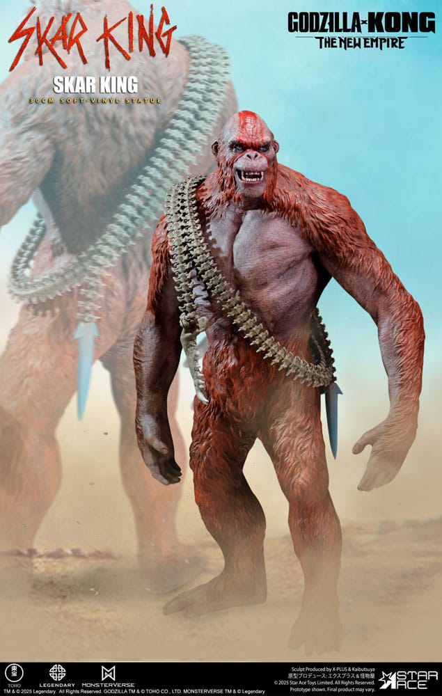 Godzilla vs. Kong: The New Empire Soft Vinyl Statue Skar King Unleash the Titan 30 cm   - Preorder - ETA: 25.02.2026