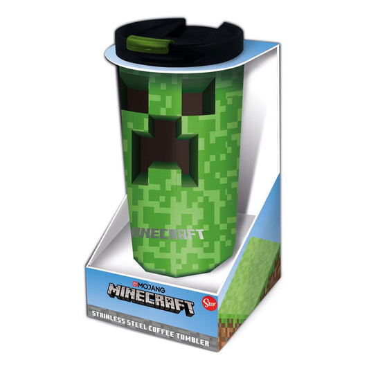 Minecraft Edelstahl-Reisebecher Creeper    - Versand: 5-7 Tage nach Bestellung