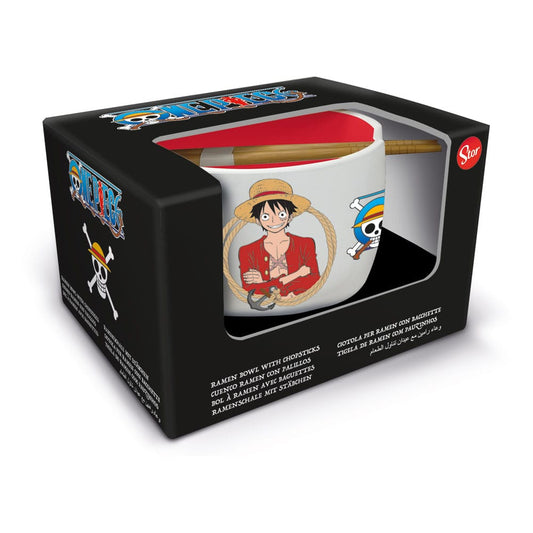 One Piece Ramen-Schüssel mit Stäbchen Classic  - Versand: 5-7 Tage nach Bestellung