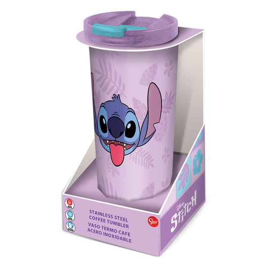 Lilo & Stitch Edelstahl-Reisebecher Stitch Palms - Versand: 7 Tage nach Bestellung