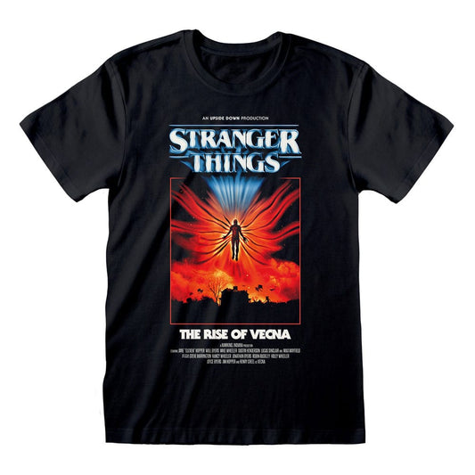 Stranger Things T-Shirt Rise Of Vecna Poster Größe XL - Versand: 7 Tage nach Bestellung