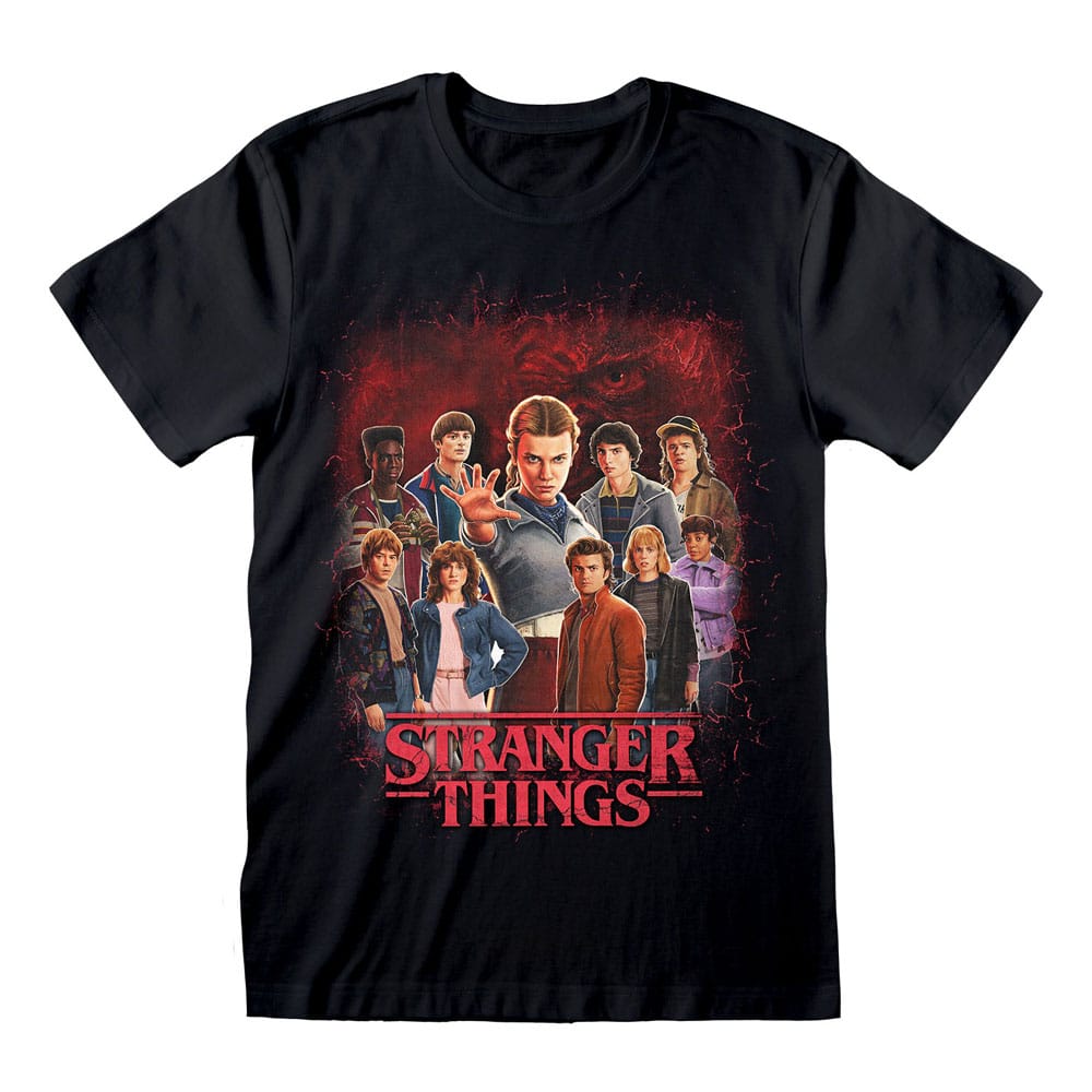 Stranger Things T-Shirt Group of all Characters Größe S - Versand: 7 Tage nach Bestellung