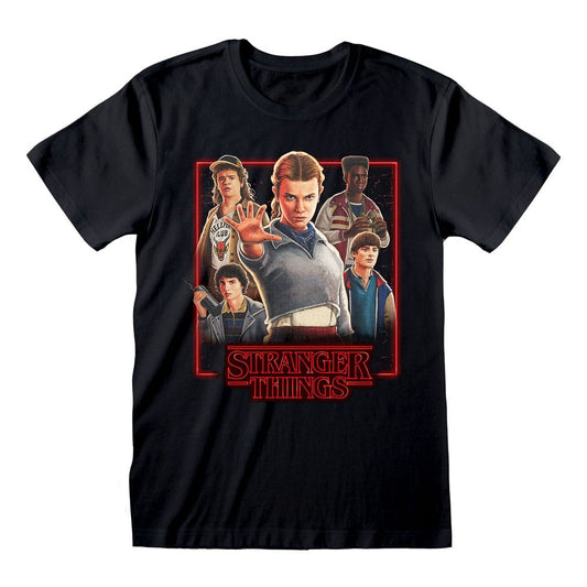 Stranger Things T-Shirt Characters in Glowing Box Größe S - Versand: 7 Tage nach Bestellung