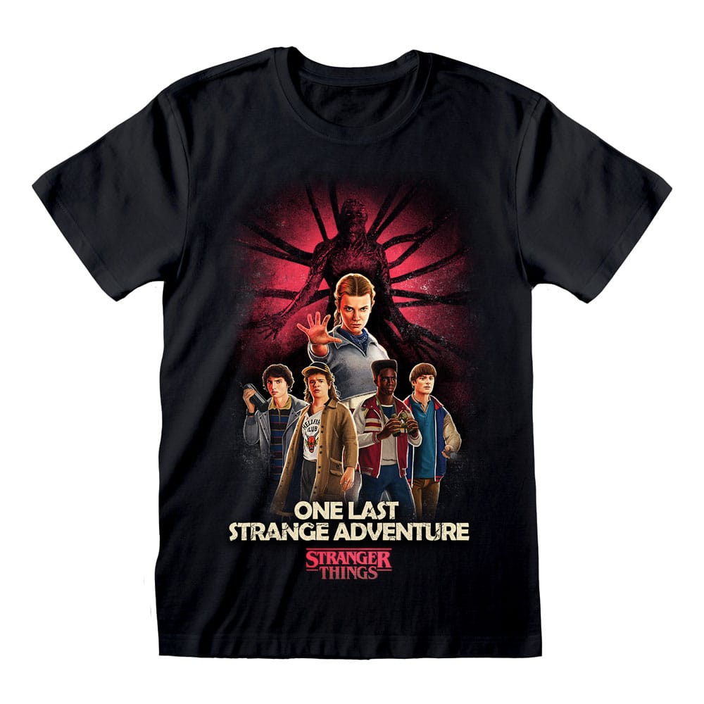 Stranger Things T-Shirt Group Artwork One Last Strange Adventure Colour Größe L - Versand: 7 Tage nach Bestellung