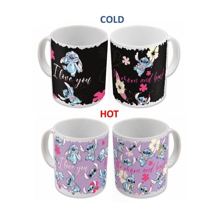 Lilo & Stitch Tasse mit Thermoeffekt Stitch & Angel 325 ml          - Preorder - ETA: 27.08.2026