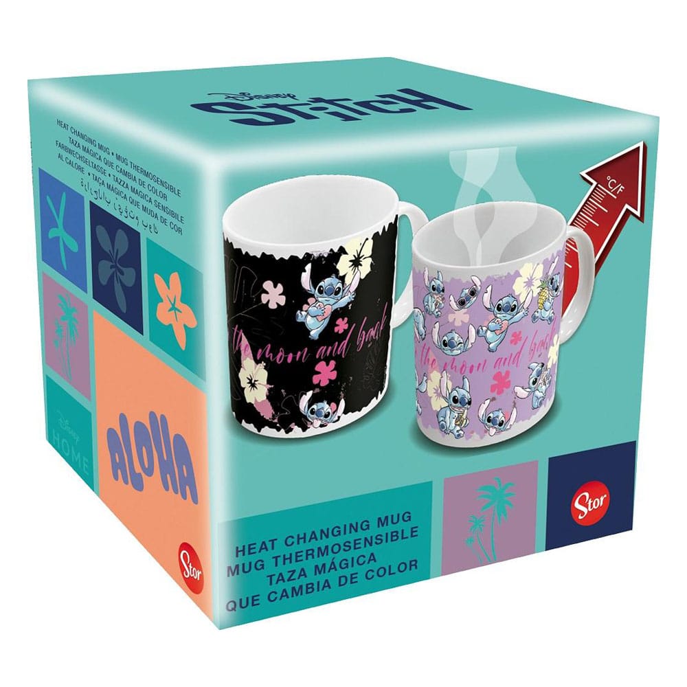 Lilo & Stitch Tasse mit Thermoeffekt Stitch & Angel 325 ml          - Preorder - ETA: 27.08.2026