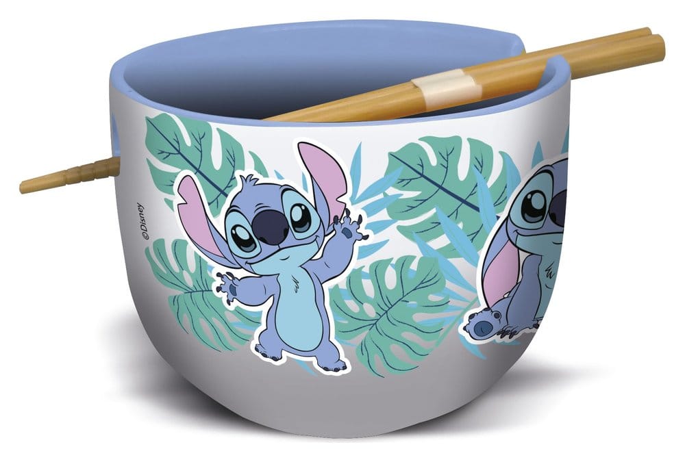 Lilo & Stitch Ramen-Schüssel mit Stäbchen Stitch Aloha  - Versand: 7 Tage nach Bestellung