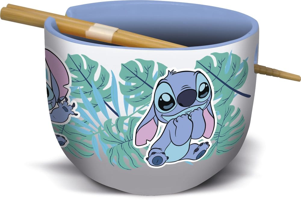 Lilo & Stitch Ramen-Schüssel mit Stäbchen Stitch Aloha  - Versand: 7 Tage nach Bestellung