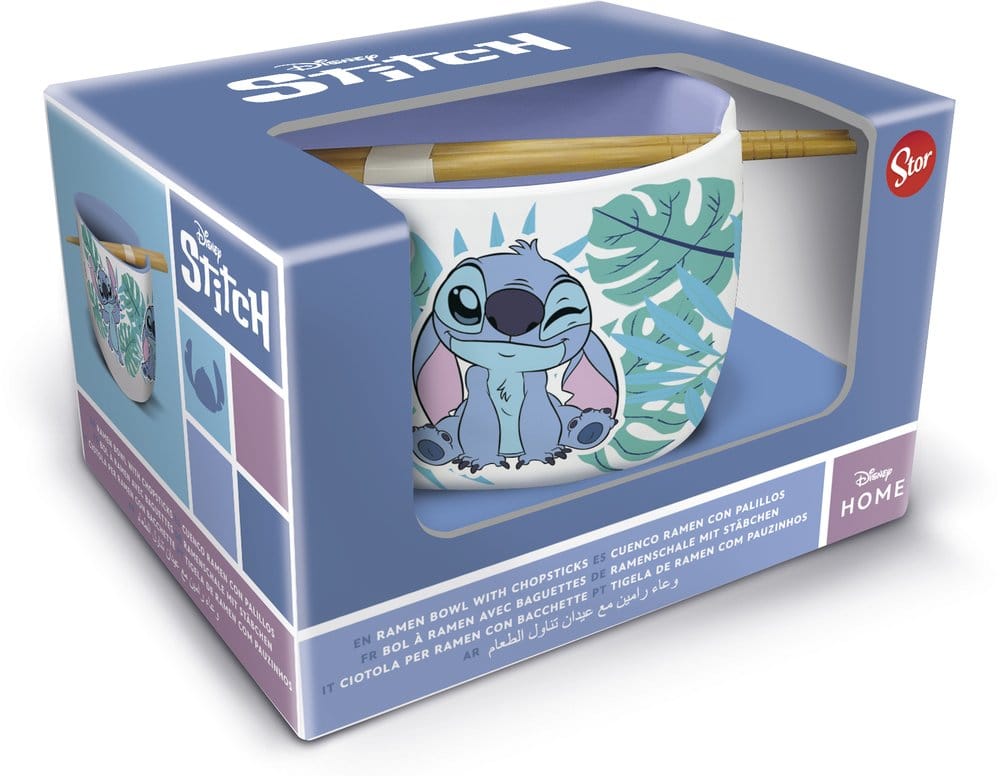 Lilo & Stitch Ramen-Schüssel mit Stäbchen Stitch Aloha  - Versand: 7 Tage nach Bestellung