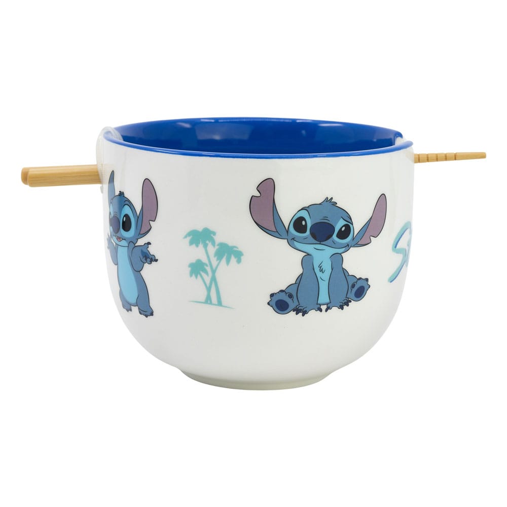 Lilo & Stitch Ramen-Schüssel mit Stäbchen Stitch   - Versand: 7 Tage nach Bestellung