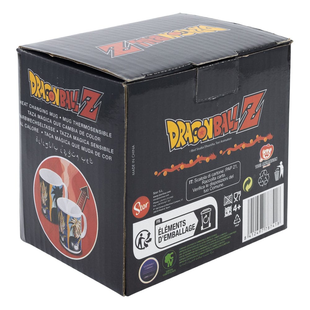 Dragon Ball Z Tasse mit Thermoeffekt Vegeta & Goku 325 ml      - Versand: 5-7 Tage nach Bestellung