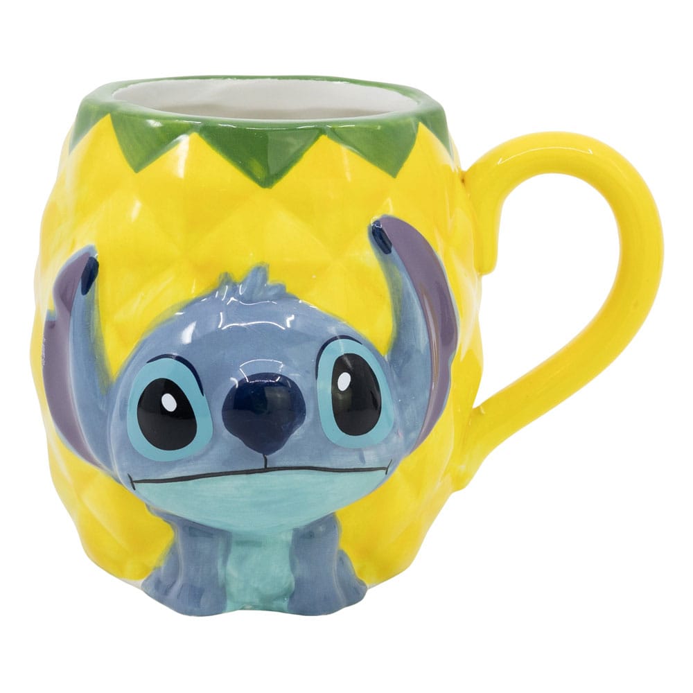 Lilo & Stitch 3D Tasse Stitch Pineapple 414 ml  - Versand: 7 Tage nach Bestellung