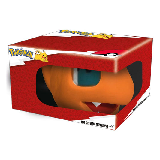 Pokémon 3D Tasse Glumanda 385 ml - Versand: 7 Tage nach Bestellung
