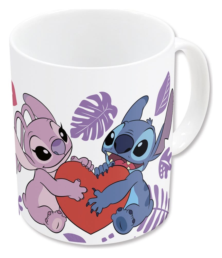 Lilo & Stitch Tasse Angel & Stitch Heart 325 ml  - Versand: 7 Tage nach Bestellung