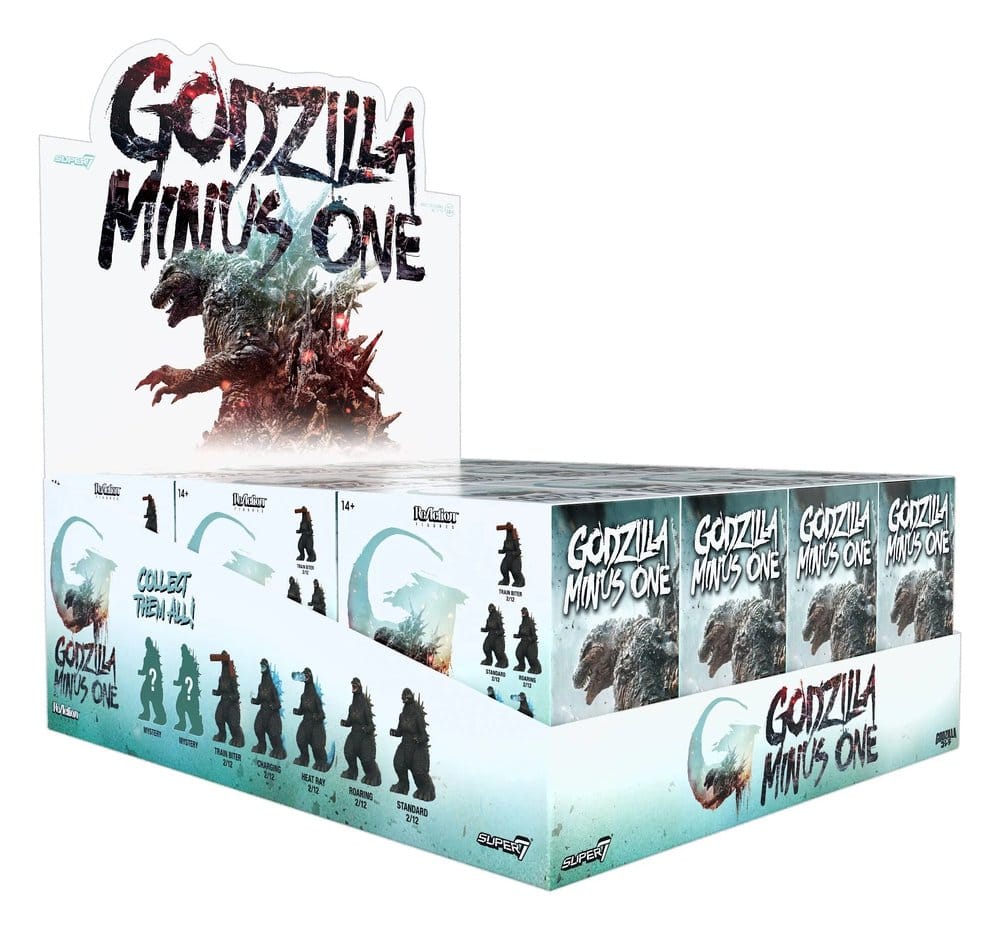 Godzilla Toho (Minus One)Actionfigur Blind Box Wave 8 Display (12) - Preorder - ETA: 04.10.2026