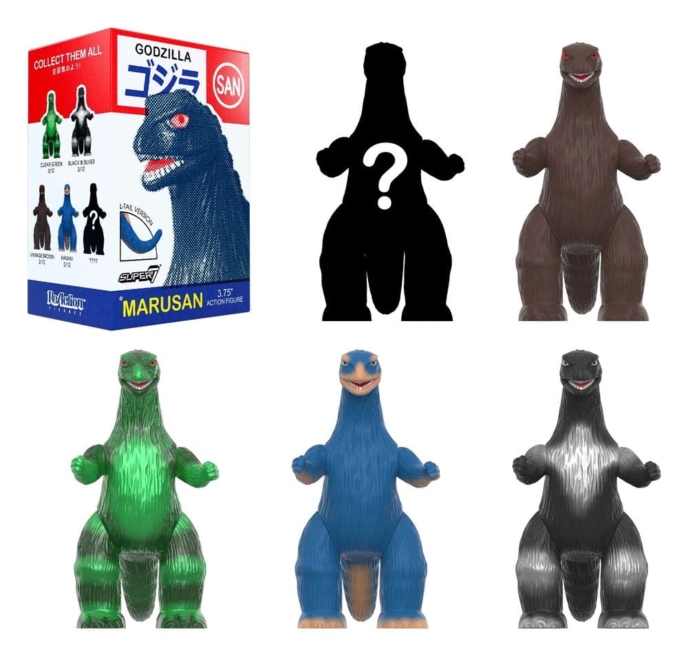 Godzilla Toho (Marusan) Actionfigur Blind Box Wave 6 Display (12) - Preorder - ETA: 31.07.2026