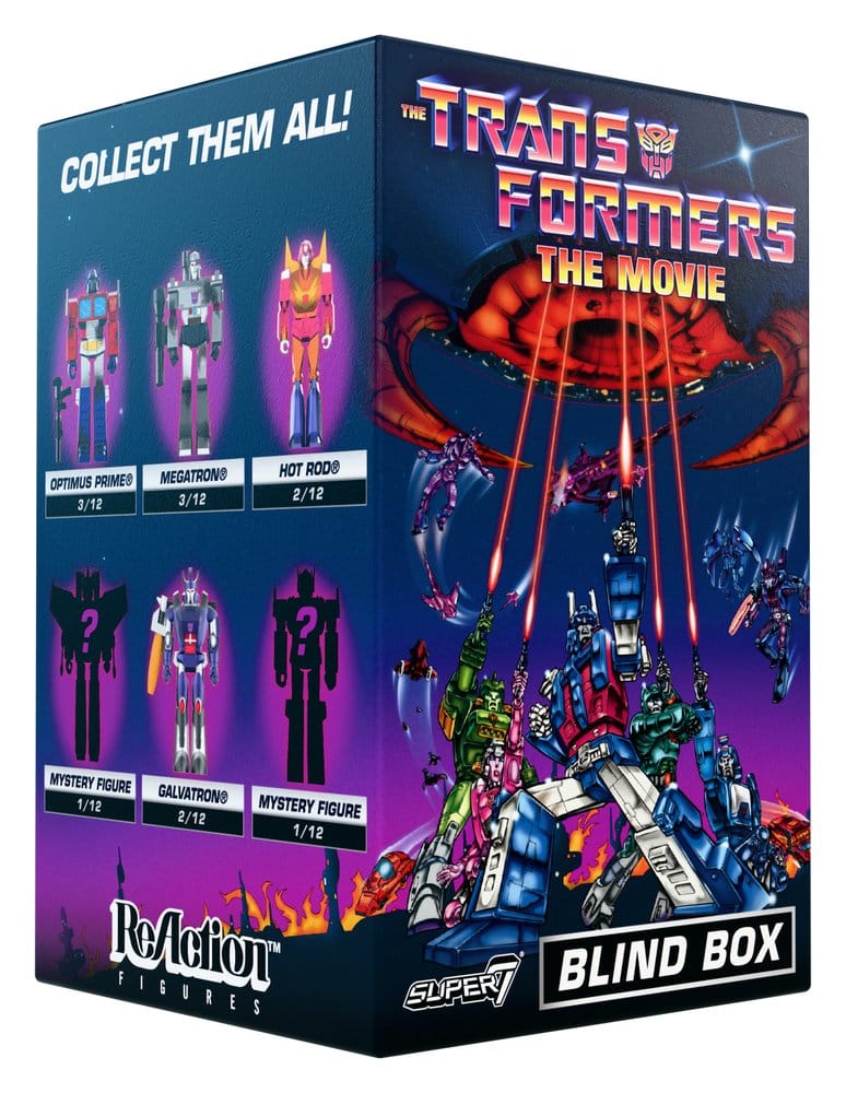 Transformers ReAction Actionfiguren Wave 06 The Movie Blind Box 10 cm Display (12) - Preorder - ETA: 26.11.2026