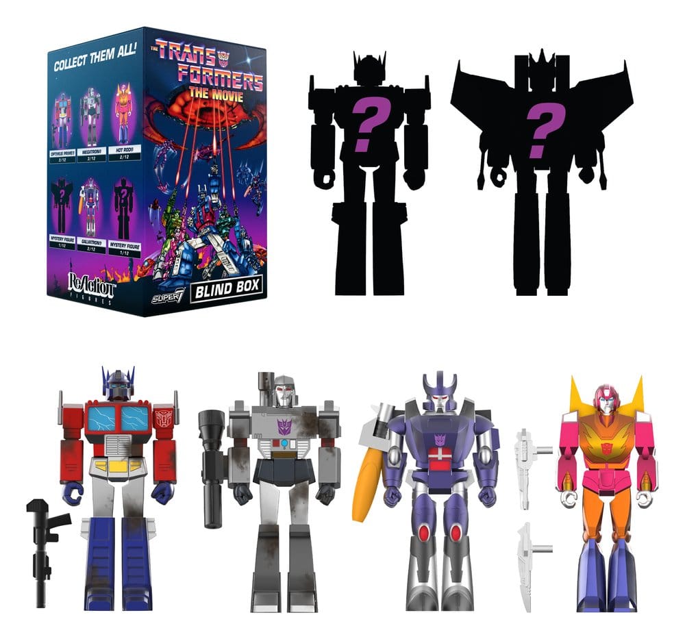 Transformers ReAction Actionfiguren Wave 06 The Movie Blind Box 10 cm Display (12) - Preorder - ETA: 26.11.2026