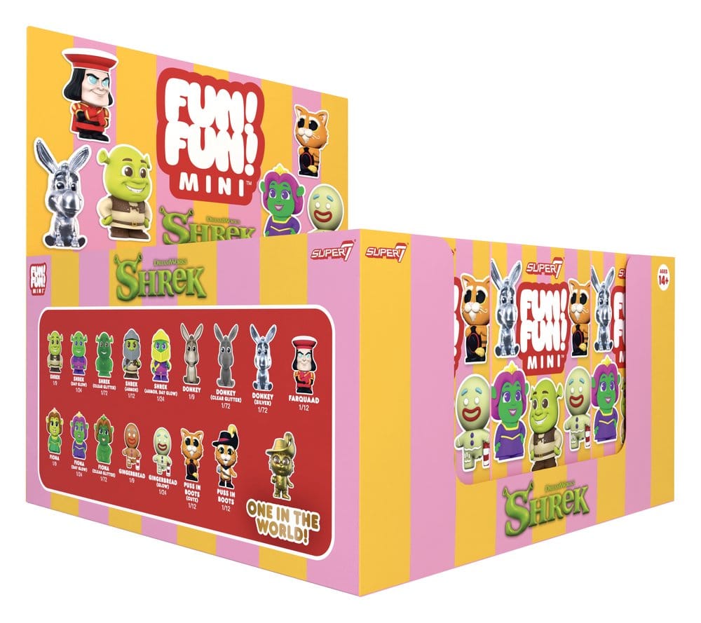 Shrek Fun! Fun! Minifiguren Wave 01 Blind Box Display (9) - Preorder - ETA: 25.10.2026