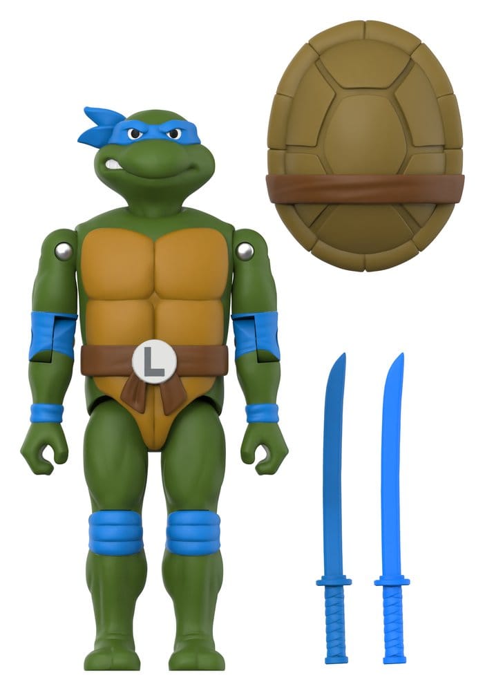 Teenage Mutant Ninja Turtles ReAction+ Actionfigur Wave 02 Leonardo - Preorder - ETA: 16.10.2026