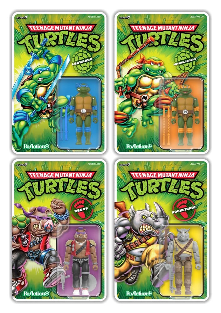 Teenage Mutant Ninja Turtles ReAction+ Actionfigur Wave 02 Leonardo - Preorder - ETA: 16.10.2026