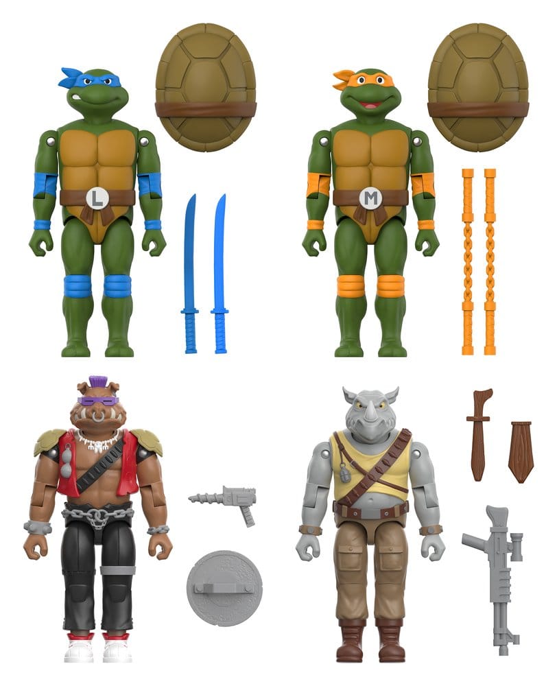 Teenage Mutant Ninja Turtles ReAction+ Actionfigur Wave 02 Michelangelo - Preorder - ETA: 16.10.2026