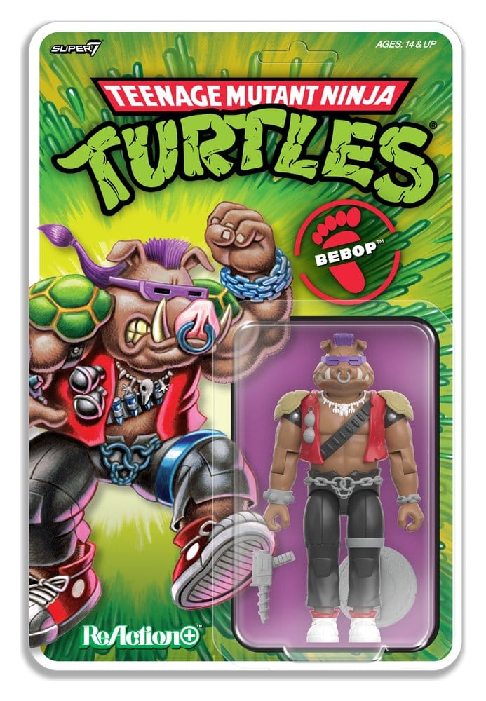 Teenage Mutant Ninja Turtles ReAction+ Actionfigur Wave 02 Bebop - Preorder - ETA: 16.10.2026