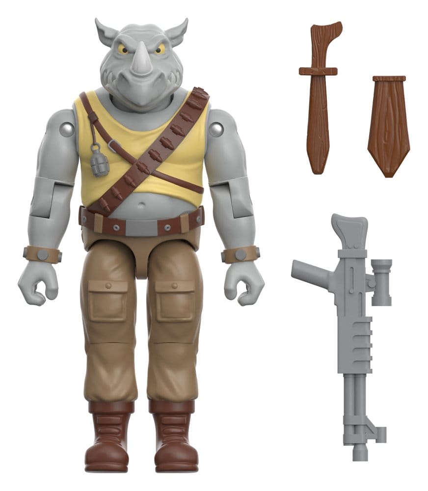 Teenage Mutant Ninja Turtles ReAction+ Actionfigur Wave 02 Rocksteady - Preorder - ETA: 16.10.2026