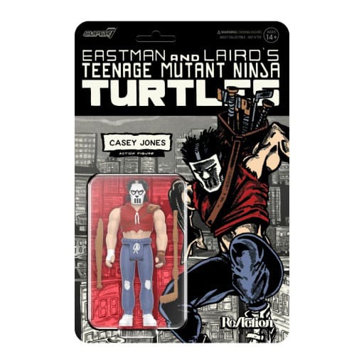 Teenage Mutant Ninja Turtles ReAction Actionfigur Wave 11 Casy Jones (Comic Color) 10 cm             - Versand: 5-7 Tage nach Bestellung
