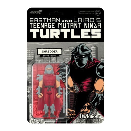 Teenage Mutant Ninja Turtles ReAction Actionfigur Wave 11 Shredder (Comic Color) 10 cm             - Versand: 5-7 Tage nach Bestellung