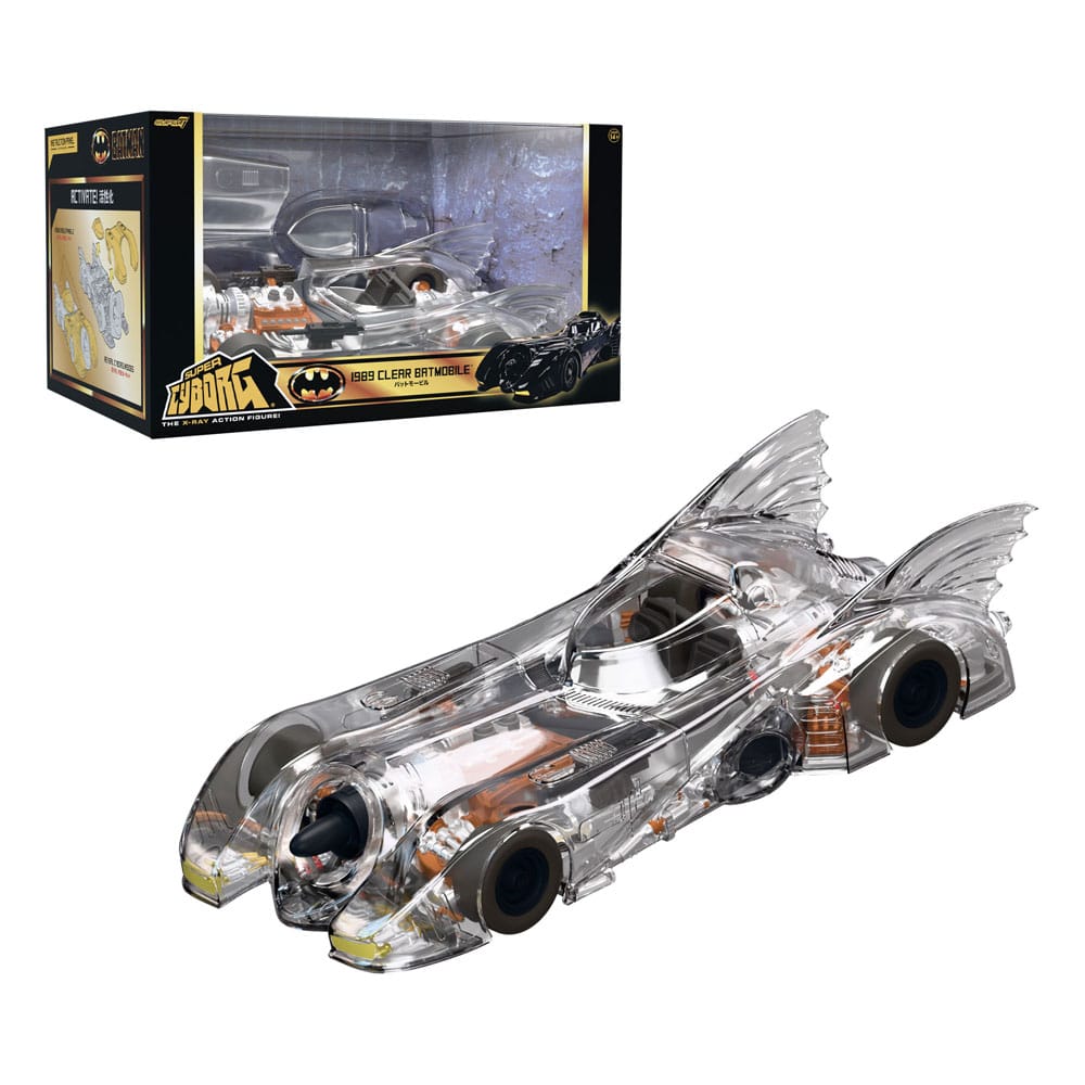 Batman 1989 Super Cyborg Fahrzeug Batmobile 1989 (Clear) 35 cm     - Preorder - ETA: 25.01.2026