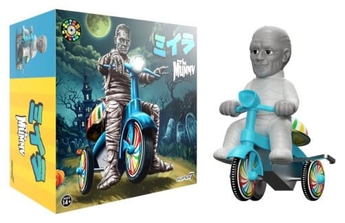 Universal Monsters Super Cycles Fahrzeug The Mummy (Light Grey w/ Blue Trike) - Preorder - ETA: 02.09.2026