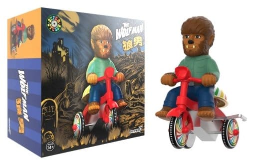 Universal Monsters Super Cycles Fahrzeug The Wolf Man (Brown w/ Red Trike) - Preorder - ETA: 02.09.2026