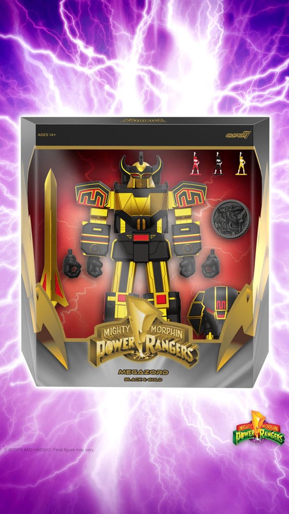Power Rangers Ultimates Actionfigur Megazord (Black/Gold) 18 cm - Versand: 5-7 Tage nach Bestellung