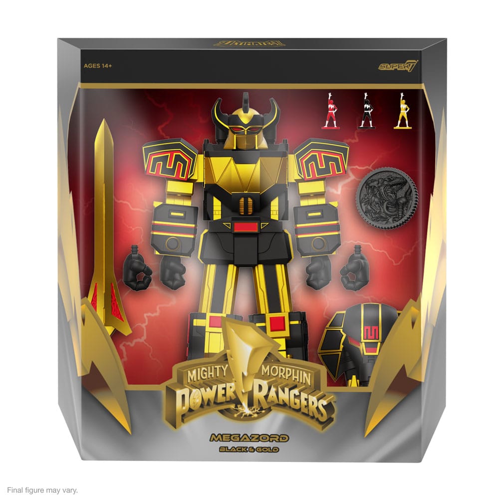Power Rangers Ultimates Actionfigur Megazord (Black/Gold) 18 cm - Versand: 5-7 Tage nach Bestellung