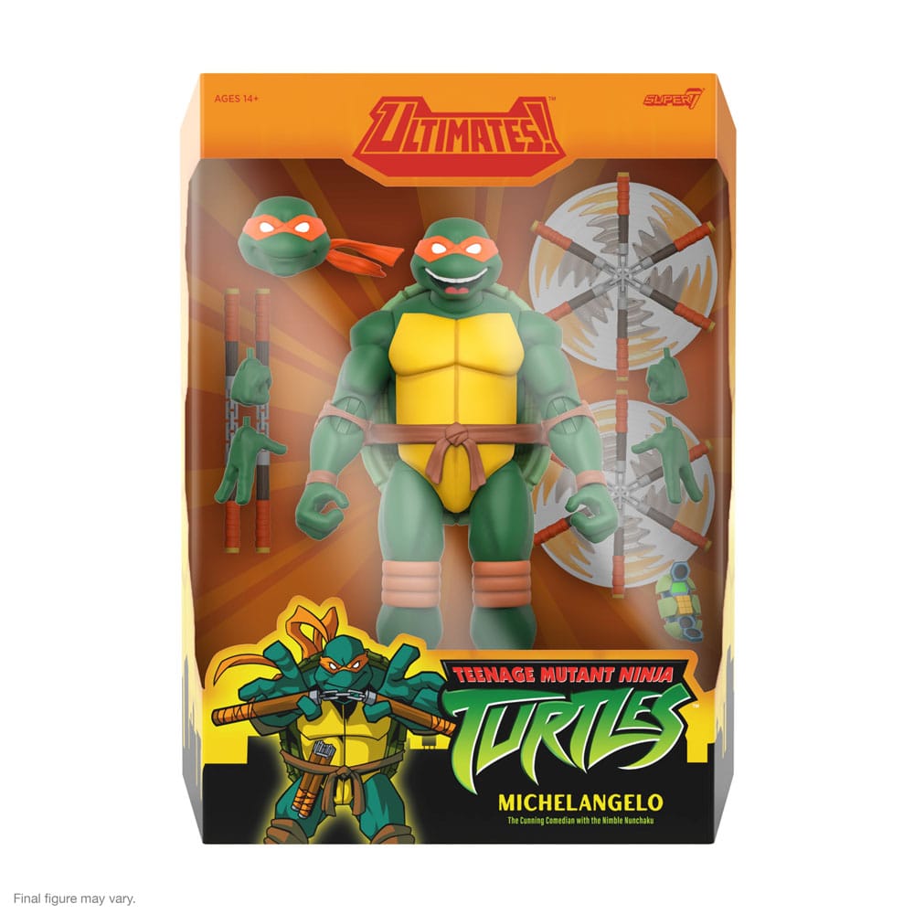 Teenage Mutant Ninja Turtles Ultimates Actionfigur Wave 12 Michelangelo 18 cm - Preorder - ETA: 18.12.2025