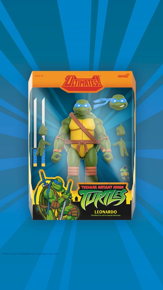Teenage Mutant Ninja Turtles Ultimates Actionfigur Wave 12 Leonardo 18 cm - Preorder - ETA: 18.12.2025