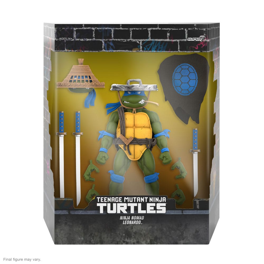 Teenage Mutant Ninja Turtles Ultimates Actionfigur Ninja Nomad Leonardo 18 cm - Versand: 5-7 Tage nach Bestellung