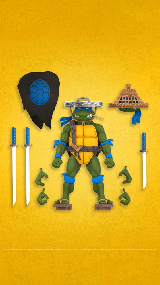 Teenage Mutant Ninja Turtles Ultimates Actionfigur Ninja Nomad Leonardo 18 cm - Versand: 5-7 Tage nach Bestellung