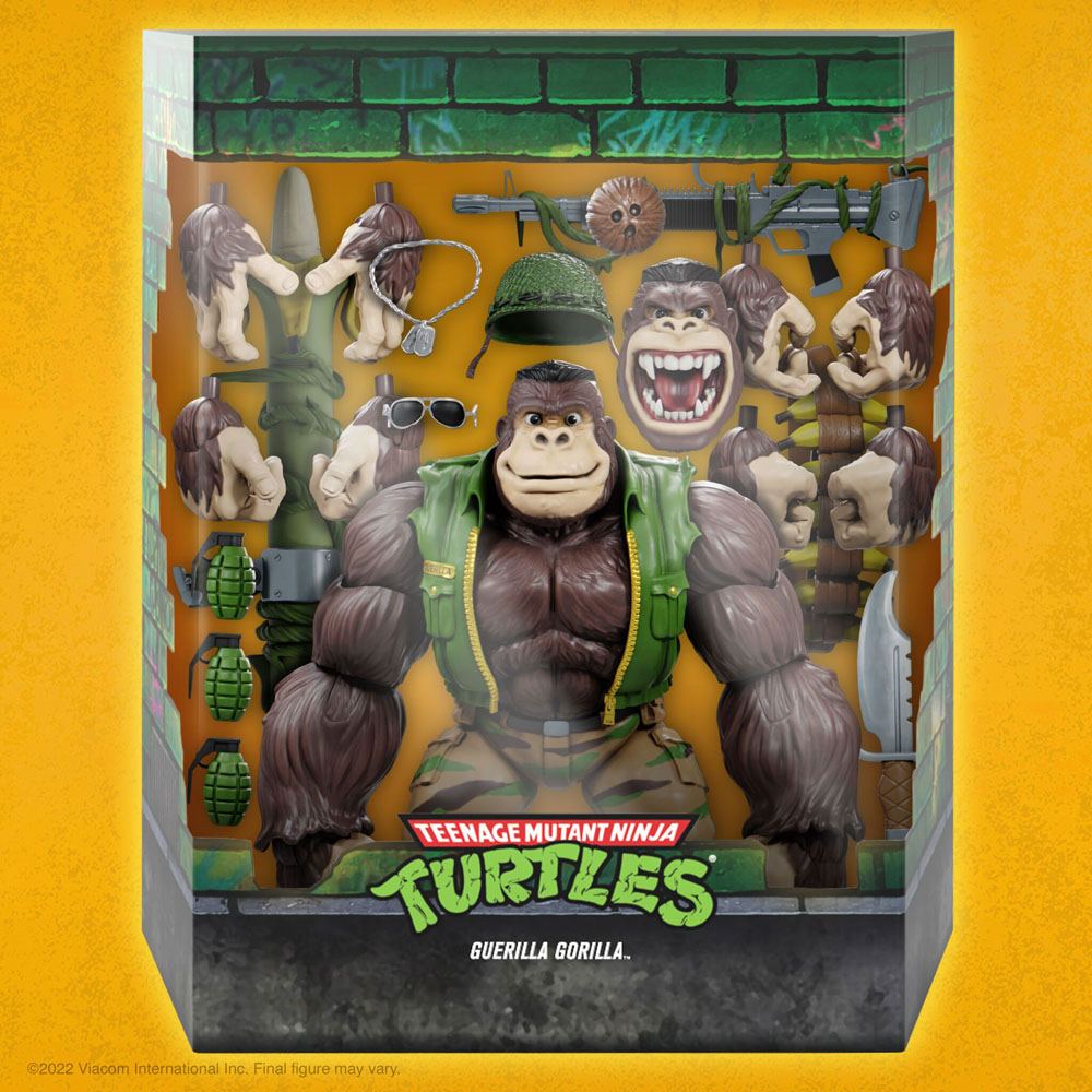 Teenage Mutant Ninja Turtles Ultimates Actionfigur Guerrilla Gorilla 20 cm - Versand: 5-7 Tage nach Bestellung