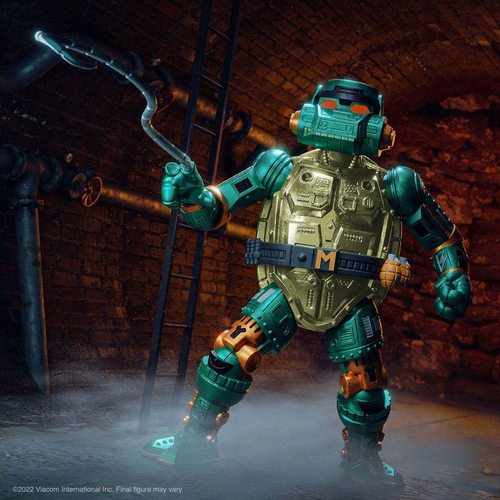 Teenage Mutant Ninja Turtles Ultimates Actionfigur Warrior Metalhead Michelangelo 18 cm - Versand: 5-7 Tage nach Bestellung