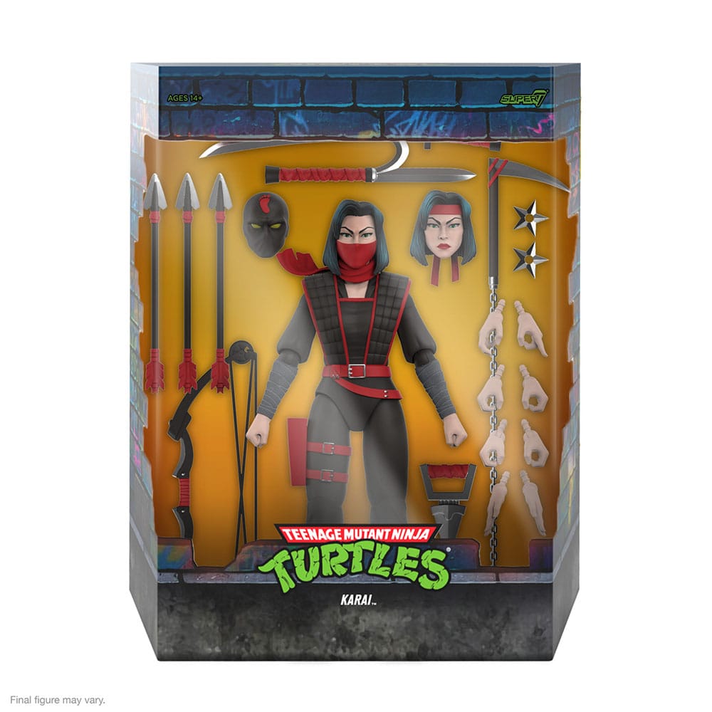 Teenage Mutant Ninja Turtles Ultimates Actionfigur Karai 18 cm - Versand: 5-7 Tage nach Bestellung