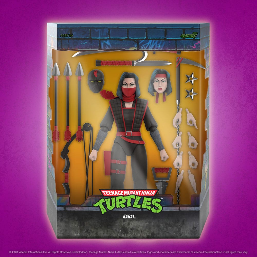 Teenage Mutant Ninja Turtles Ultimates Actionfigur Karai 18 cm - Versand: 5-7 Tage nach Bestellung