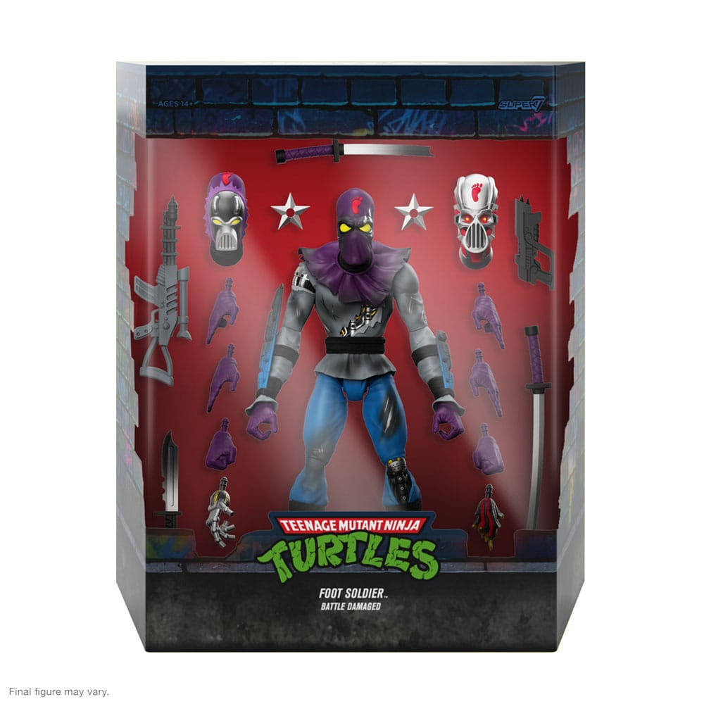 Teenage Mutant Ninja Turtles Ultimates Actionfigur Foot Soldier (Battle  Damaged) 18 cm - Versand: 5-7 Tage nach Bestellung
